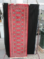 Buchara Teppich ,handgeknüft, Pakistan Silk Touch, Rot