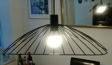 Ikea Hängelampe, incl. LED Leuchte, ovaler Drahtschirm, wie neu! 