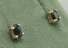 Saphir  Ohrstecker   925er Silber