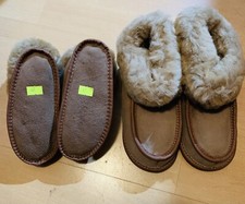 Kinder Hausschuh Knöchel, Lammfell gefütt. Gr.23,25,27,28,29,30,31,32,33,34,35 .