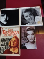 4 Filmbücher Ingrid Bergmann, Joan Crawford, Lauren Bacall