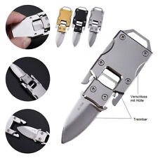Kleines Taschenmesser Mini Messer Einhandmesser Schlüssel Werkzeug Gürtelmesser