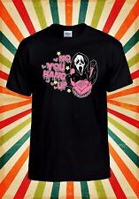 Baseball-T-Shirt No You Hang Up Scream Ghost Halloween Männer Frauen Unisex Top 2848
