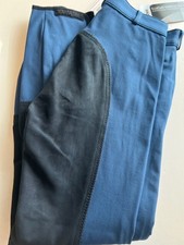 Damen Reithose Pikeur Lugana Kontrast Gr. 36 blau  NEU