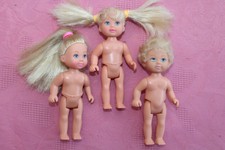 SIMBA PUPPE MÄDCHEN EVI KIND BLOND KINDERGARTENKIND SCHULKIND ZOPF -100-