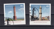 Leuchttürme SK  Norderney und Warnemünde Selbstklebend auf Trägerfolie