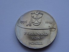 DDR 5 Mark Gedenk Münze 1976 200. Geburtstag von Ferdinand von Schill