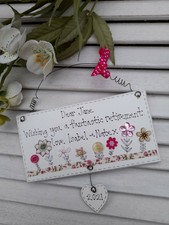 Ruhestand Personalisierte Holz Ruhestand Plakette, Handarbeit, jede Nachricht