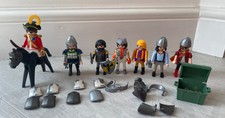 Playmobil Figuren gemischtes Set Pirat/Ritter/Pferd & Zubehör