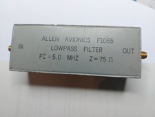 Allen Avionics F1065 Tiefpassfilter. Lowpass Filter. Video Roofing Filter