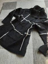 *C EST PARIS* DESIGNER  PULLOVER* ROLLKRAGEN * LUXUS* GR.38* NEU*