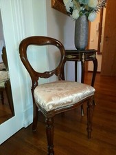 Stuhl 6x Massivholz Braun Elegant Esszimmer Arbeitszimmer Klassisch