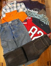 Kinder 7 Teile, Langarmshirt, Hemd, Hose Gr. 146, H&M, John F. Gee
