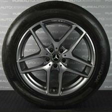 Mercedes GLC 19" grau & DIAMOND CUT ALUFELGEN mit REIFEN 5 x 112 TPMS x vier