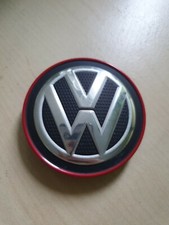 VW Golf R32 GTI TCR Chrom Rot Nabendeckel Deckel 5G0601171B