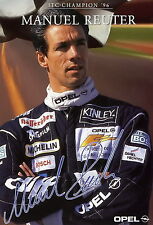 Opel Motorsport Fankarte Manuel Reuter ITC Champion 1996 Rennsport card racing