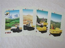 4 Prospekte Ammann Yanmar C50R C20R C30R C10R C10W C6R Dumper 1993