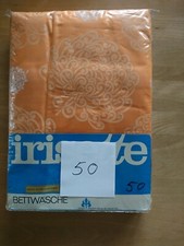 4tlg. Bettwäsche Set  in Orange von Irisette  155 /200   NEU   Nr. 50