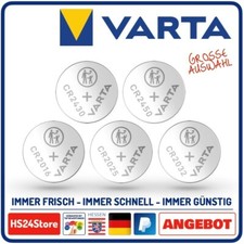 Knopfzellen VARTA CR2016  CR2025  CR2032  CR2430  CR2450 Bulk Batterien MHD 2032