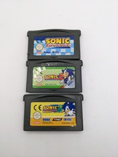 Sonic 1 2 3 Gameboy Advance GBA SP Spielpaket alle  % original getestete Spiele