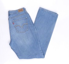 Levi's Levis Jeans Hose 512 Straight W31 L32 blau stonewashed 31/32 B1233