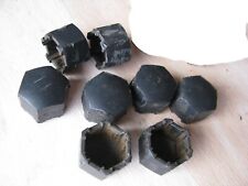 7x +1 def. SW17 17mm Orig. Opel Radbolzen Abdeckungen Radschrauben Kappen GM-TRW