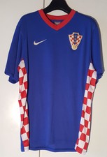 Nike Croatia Trikot (Home) EM 2008 - Herren - L - blau - gebraucht