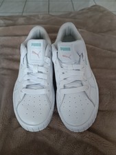 Puma Cali Star  Damen Weiß/ rosa Leder Sneaker Gr.38