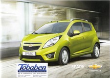 Prospekt / Brochure Chevrolet Spark 01/2010 mit Händleraufkleber und Preisliste