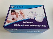 *** Internet über Stromleitung verbinden - MSI Mega ePower 200AV -  ***