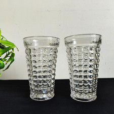 Antik Kanny Lall Dhur Rs Soda Jubilee Depose Klar Bubble Glas Becher Paar