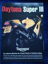 Triumph Daytona Super III 3 Prospekt 1996