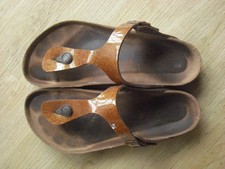 Birkenstock Gizeh 39 normal Magic Galaxy Bronze, nicht sehr oft getragen, normal