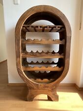 Weinregal Massiv Ponderosa Pinie Weinfass Optik neuwertig 