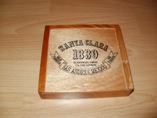 TOP aus Erbschaft: superschöne Zigarren-Holzkiste /Holzkästchen "SANTA CLARA 18"