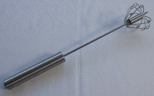 Handquirl 36 cm Edelstahl Quirl Rührer Handmixer Handrührer Sahnequirl Küche