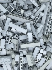 lego 50 basissteine Hell Grau (50x Zufällige Hellgraue Basis Steine)