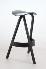 Thonet 404 H Barhocker Barstuhl Tresenstuhl Designer-Stuhl schwarz SIEHE FOTOS