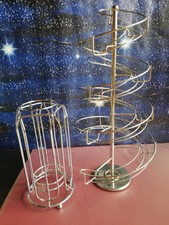 2 Kapselhalter Kapselspender Spirale für Dolce Gusto (Nestlé) Edelstahl