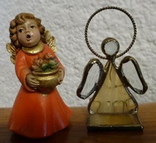 SET 1 sehr seltener Glasengel Made Philippines - 1 Polyresinengel Made in ITALY