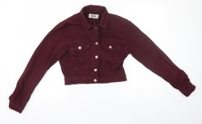 New Look rote Damenjacke Größe 6    