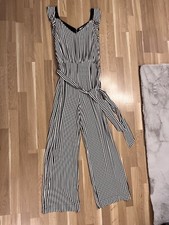 GAUDI Overall, Jumpsuit, creme/weiß blau gestreift, Gr.40, 1 x getragen, wie neu