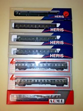 LIMA  - ACME - HERIS Konvolut Spur HO Personenwagen der DB -- 7 Stück