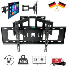 TV Wandhalterung Schwenkbar Neigbar 32 40 43 49 50 52 55 60 65 70 Zoll bis 50 kg