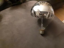 LINDNER GLOBE G120 GLÜHLAMPE GOLD ! RINGSPIEGEL E27 100W DIMMBAR