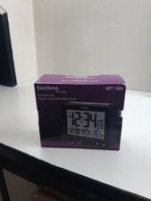 Funkwecker Technoline WT 195 Beleuchtung  95x32x80mm Nachtlicht Schwarz