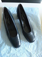♛***Paul Green Gr. 6,5 - 6 1/2 / 40 Damenpumps dunkelblau Glattleder NEUw.***♛