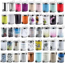 MSV Abfalleimer Kosmetikeimer Mülleimer Treteimer Tretmülleimer Bad Badeimer 3L 