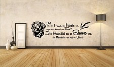 Dass mir der Hund das Liebste sei... Labrador Zitat F. v. Assisi Wandtattoo A168