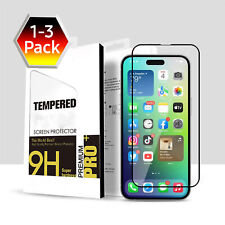 Full Screen Panzerfolie passend für iPhone 11 12 13 14 Pro Max Schutz Glas Cover